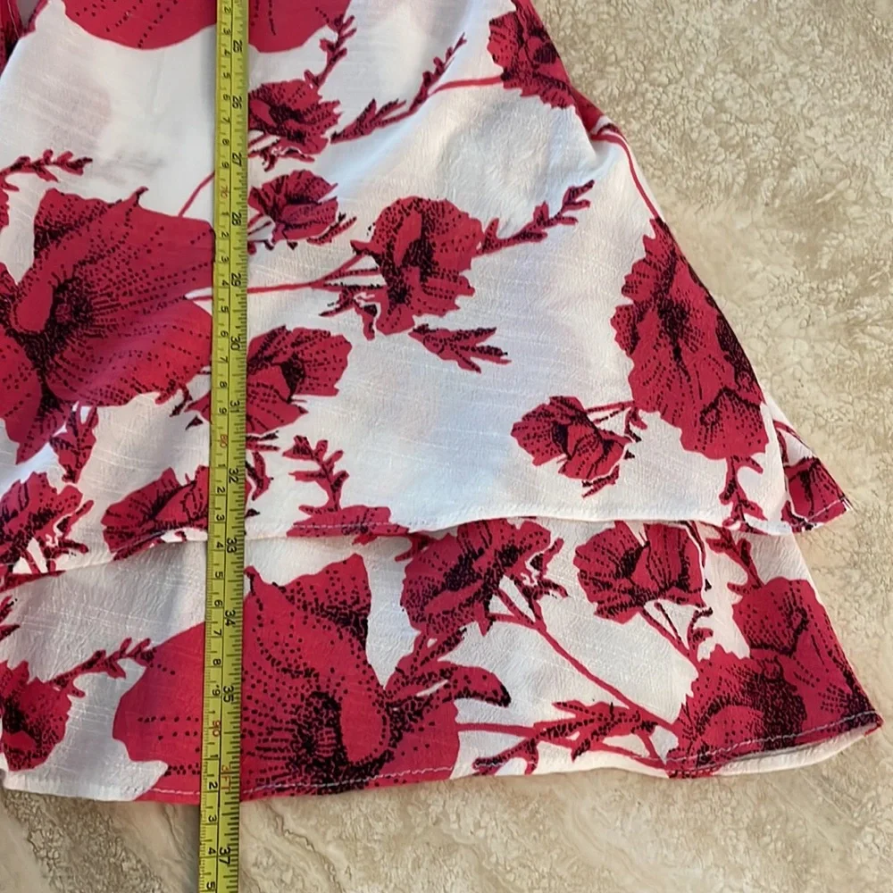 Free People French Quarter Floral Mini Wrap Dress NWOT